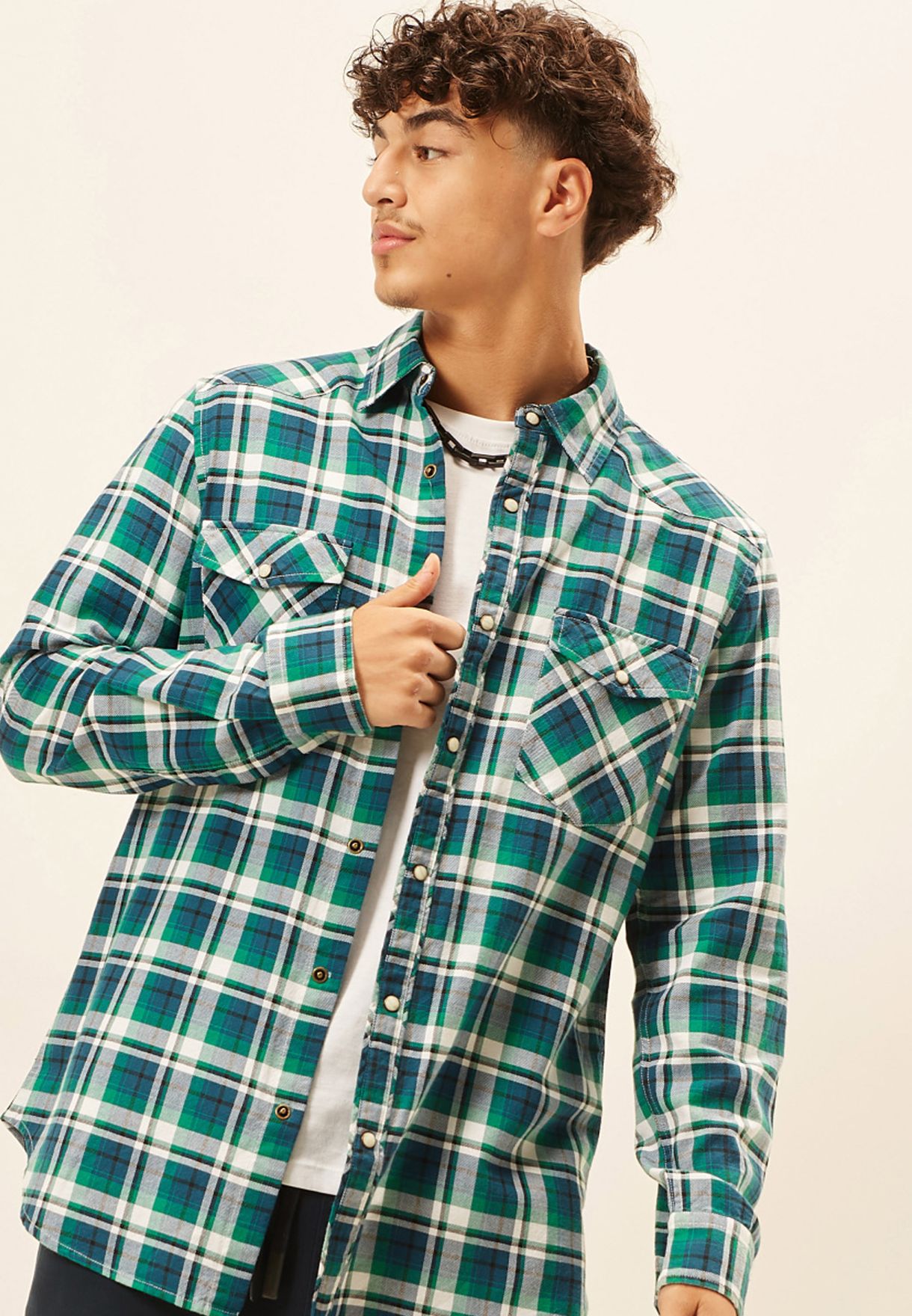 Checked Regular Fit Shirt