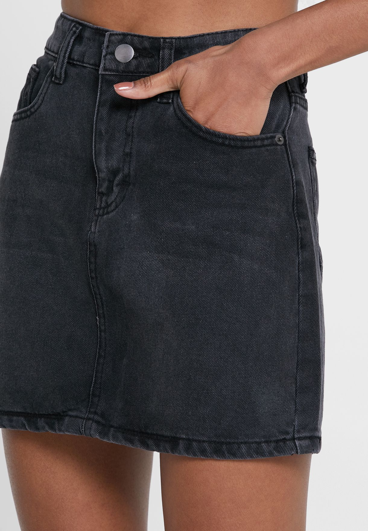 Denim Mini Skirt