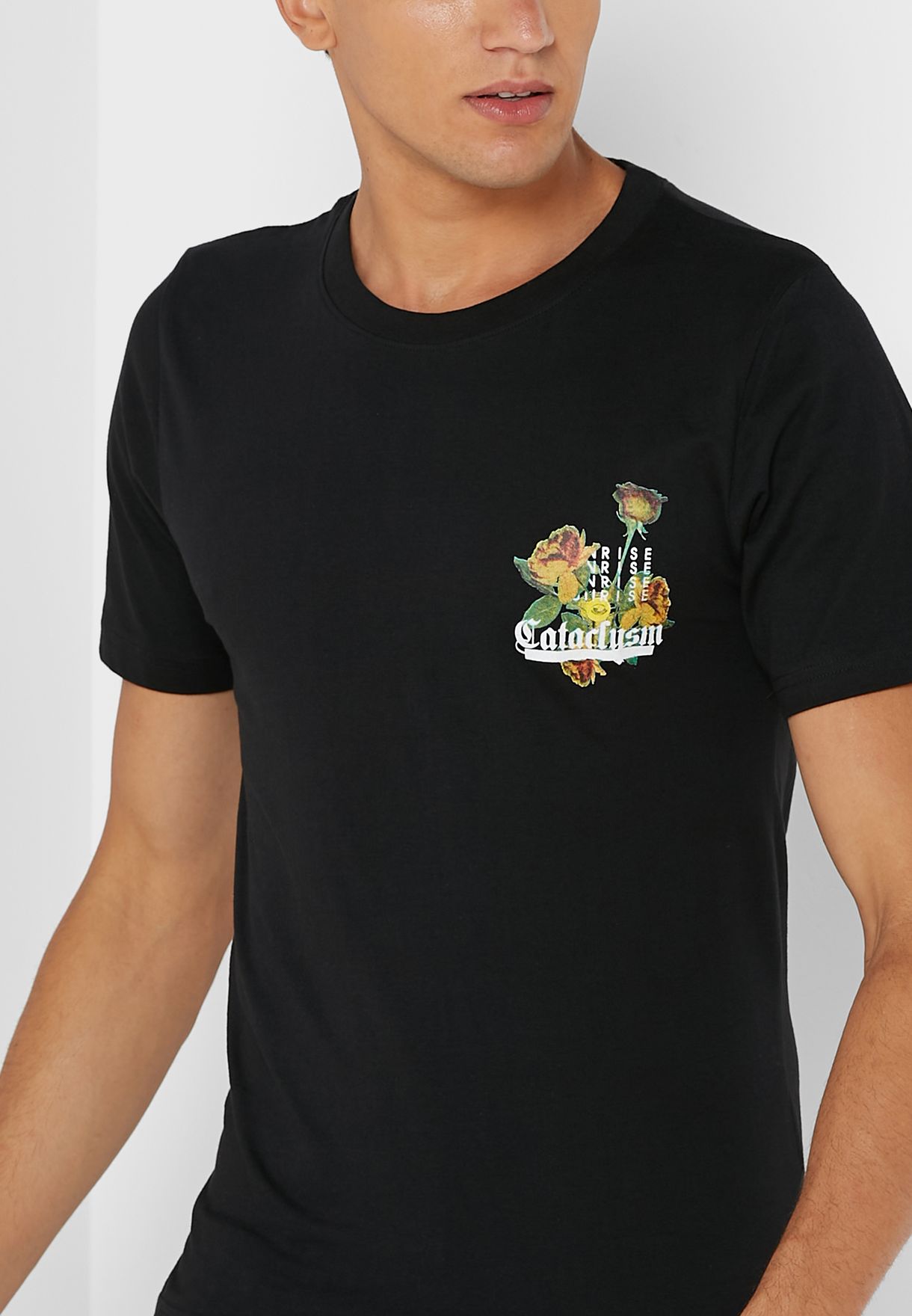 Floral Print T Shirt