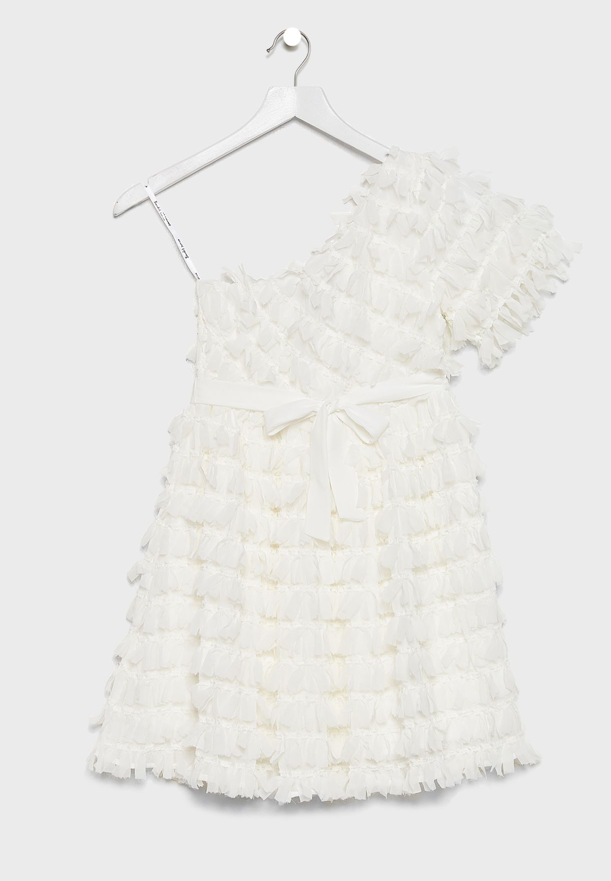 bardot junior white dress