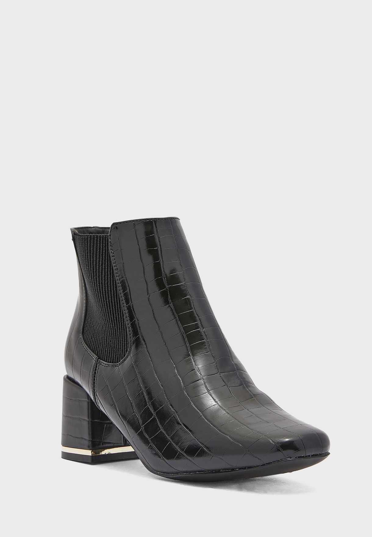 Block Heel Chelsea Boots