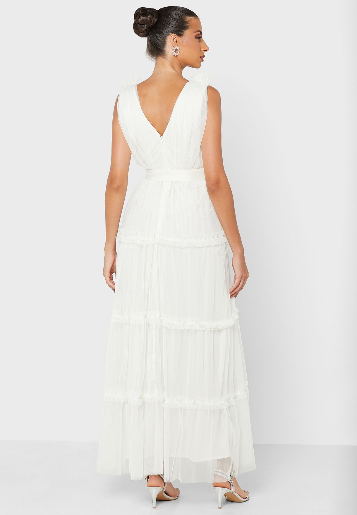 Pleated Knitted Dress
