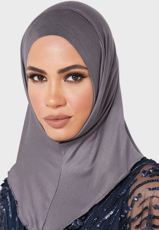 Plain Jersey Hijab Headscarf