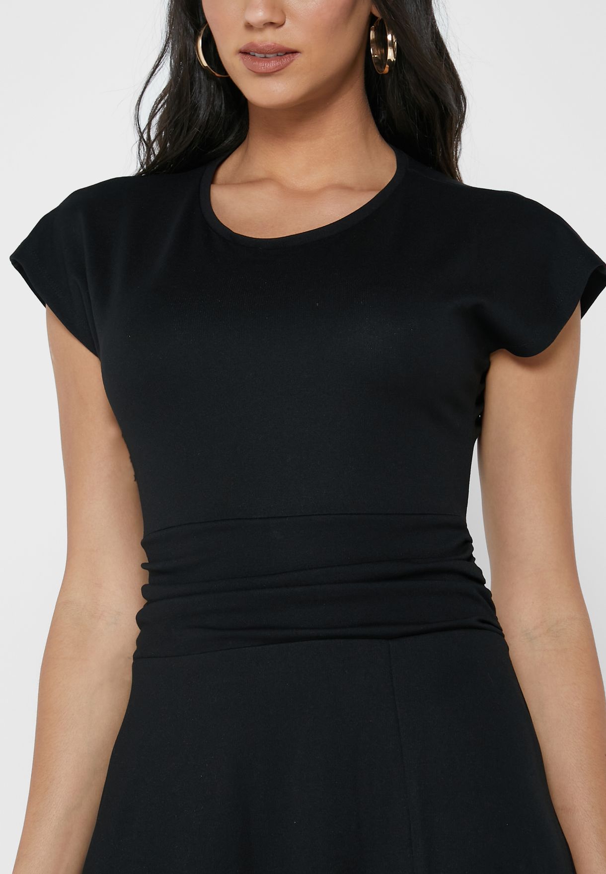 Buy adL black Crew Neck Side Slit Dress for Women in Manama, Riffa