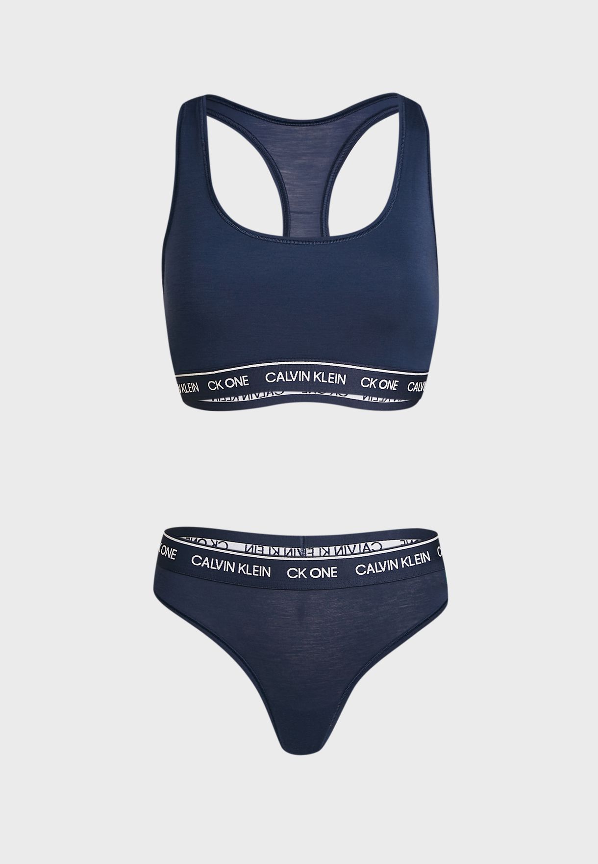 calvin klein blue underwear set