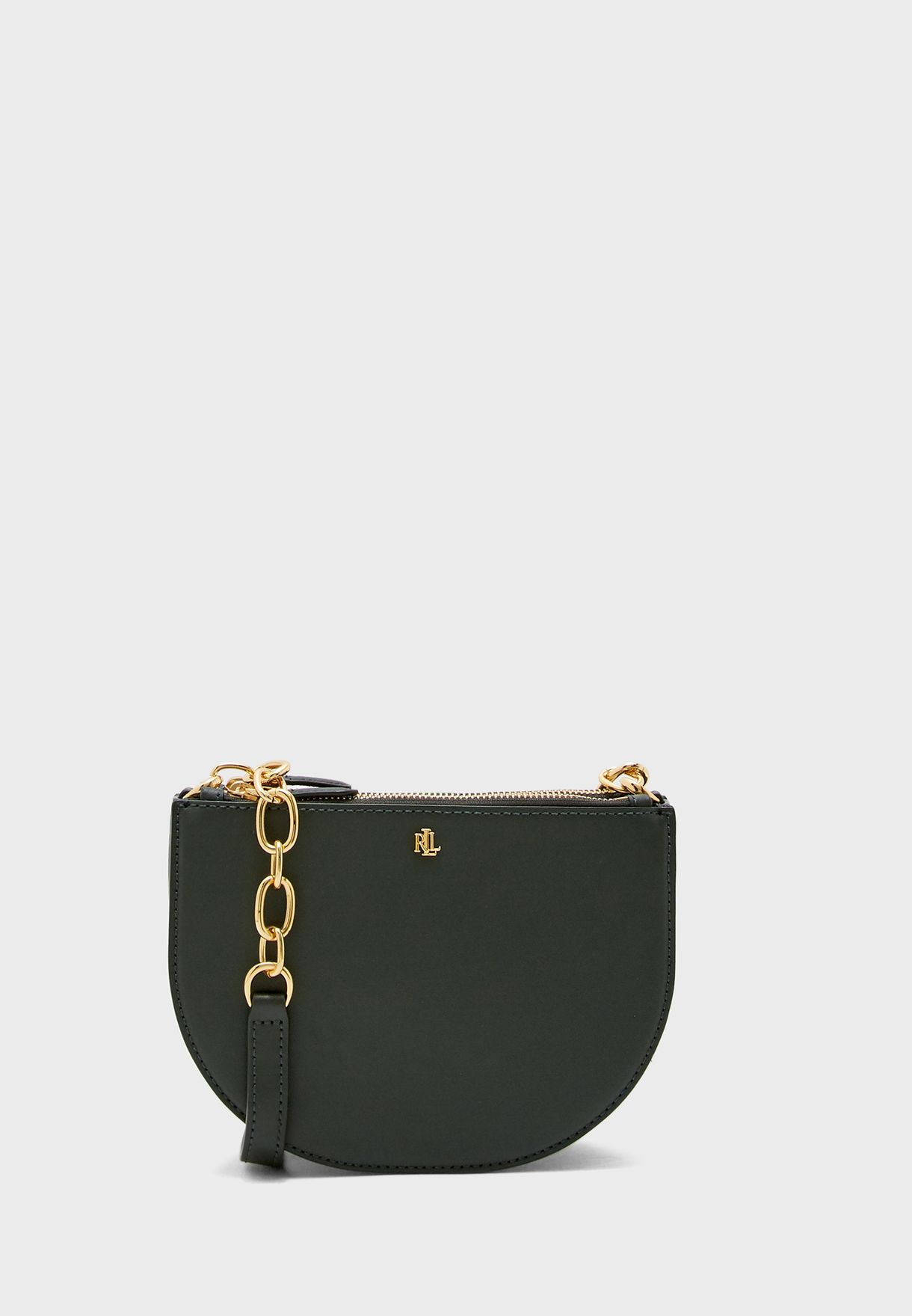 ralph lauren half moon bag