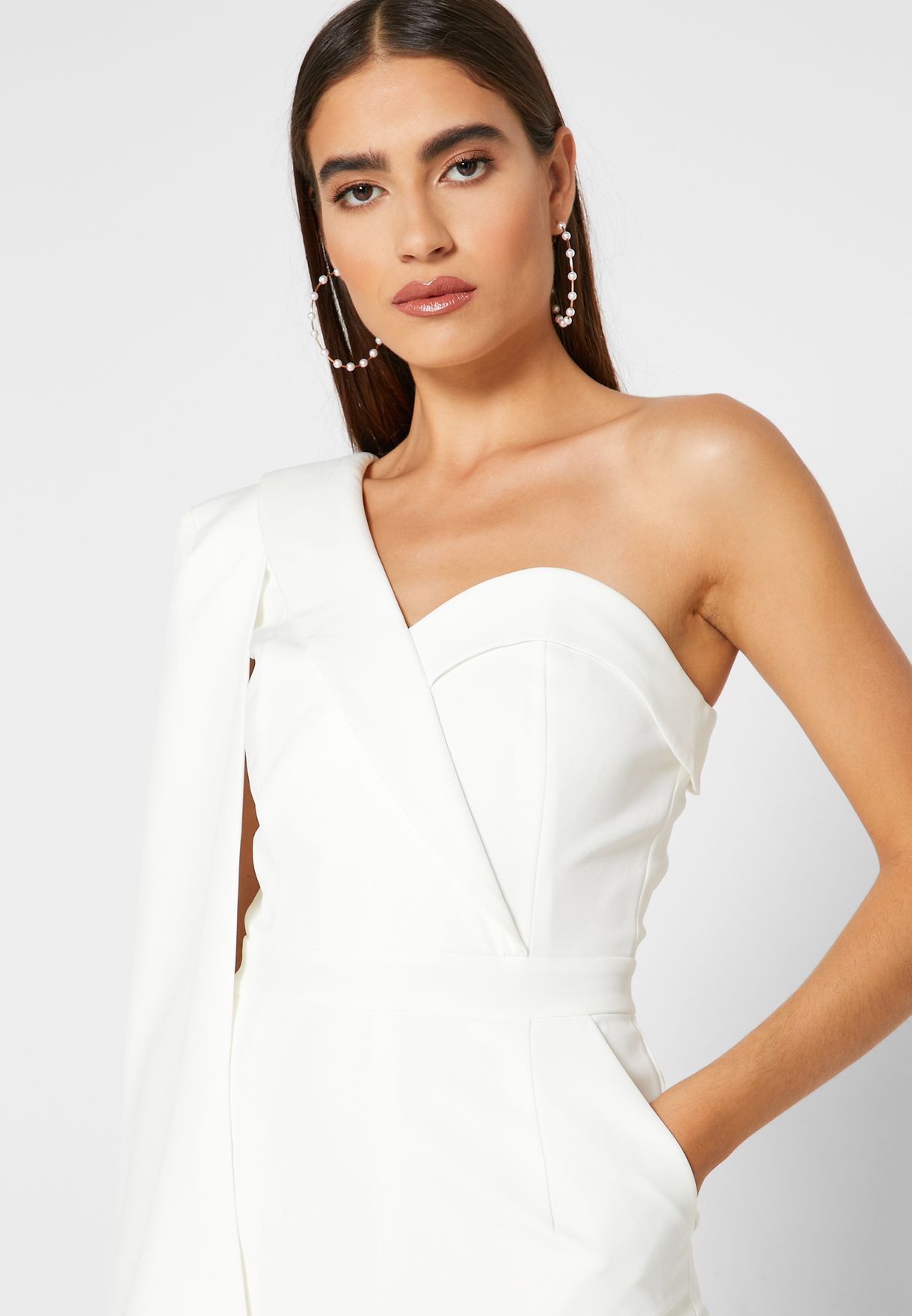 cape sleeve jumpsuit