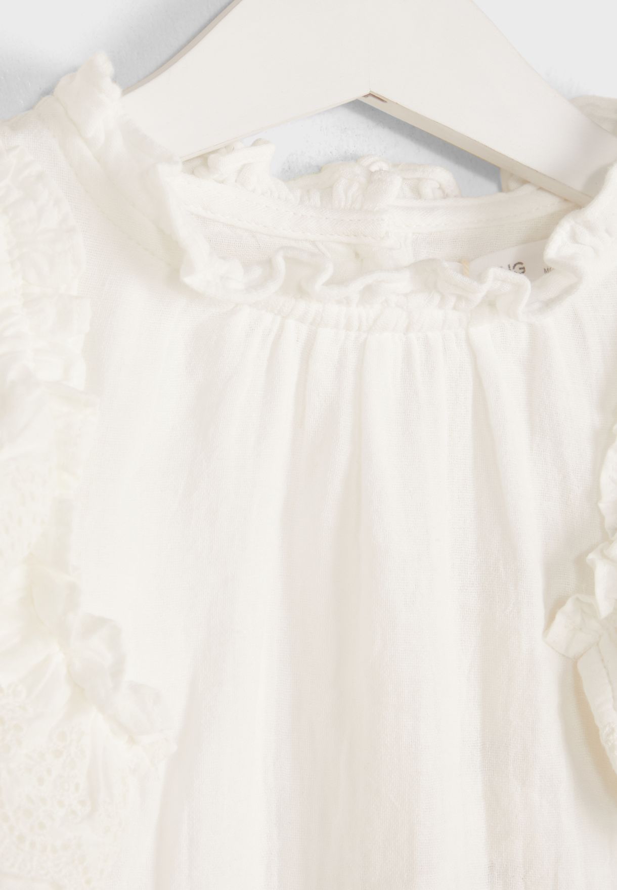 Infant Frills Embroidered Top