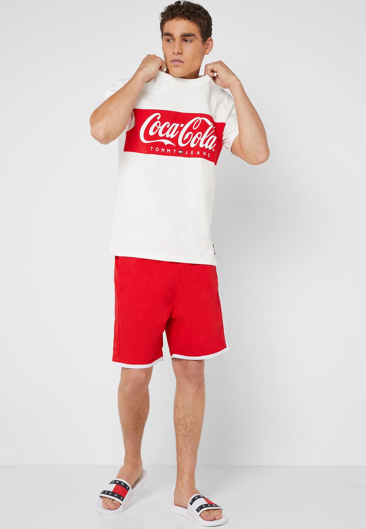 tommy hilfiger coca cola shorts