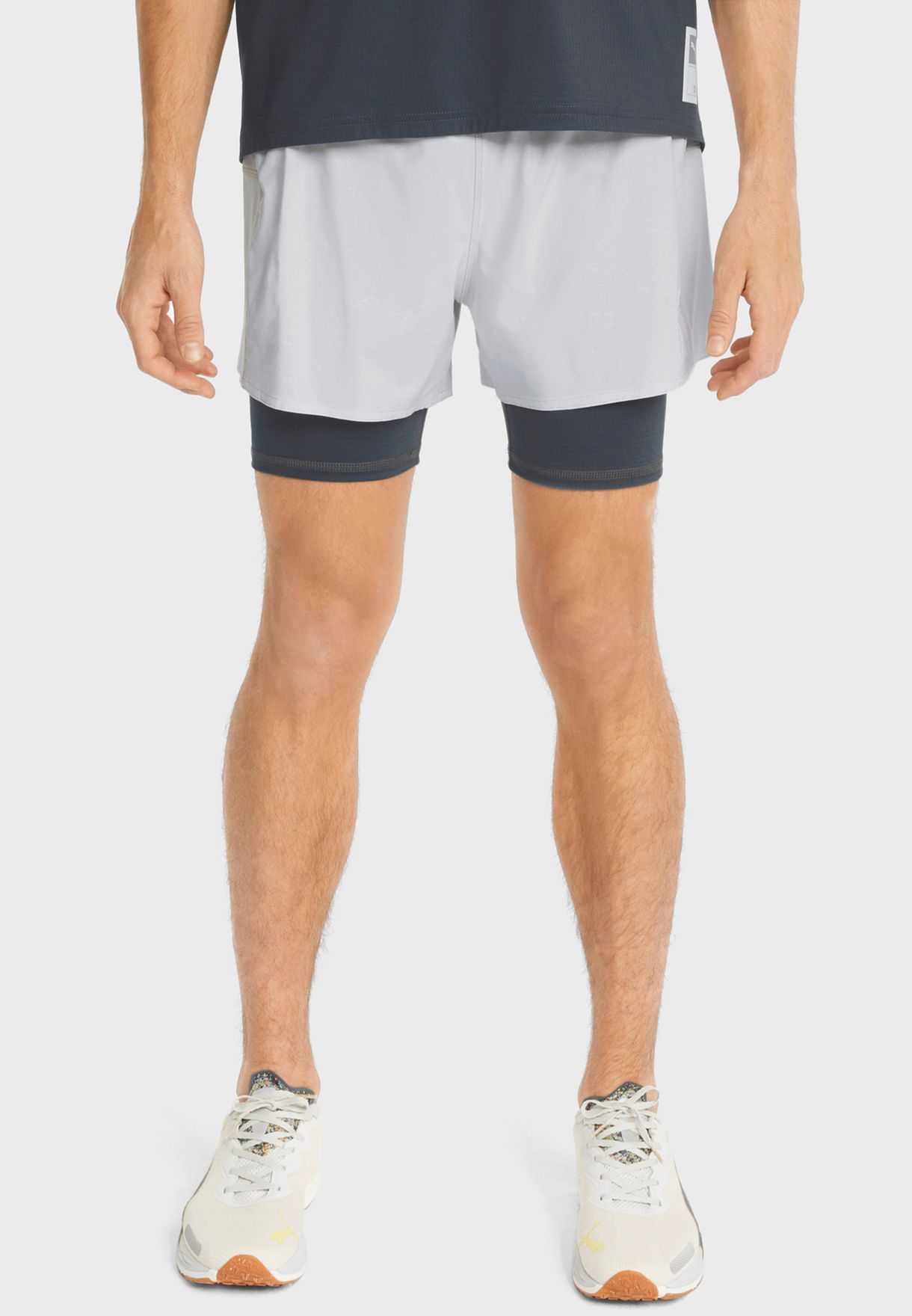 puma white shorts men