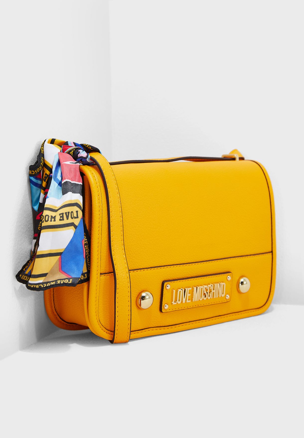 love moschino yellow bag