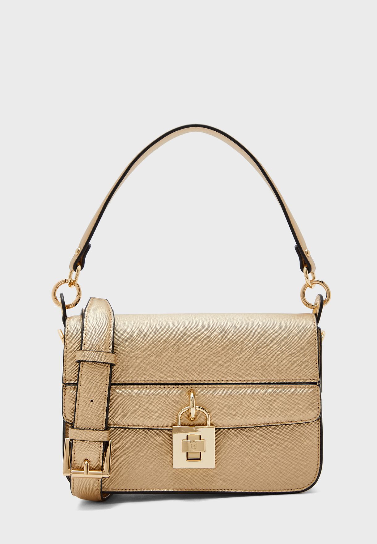 steve madden gold bag