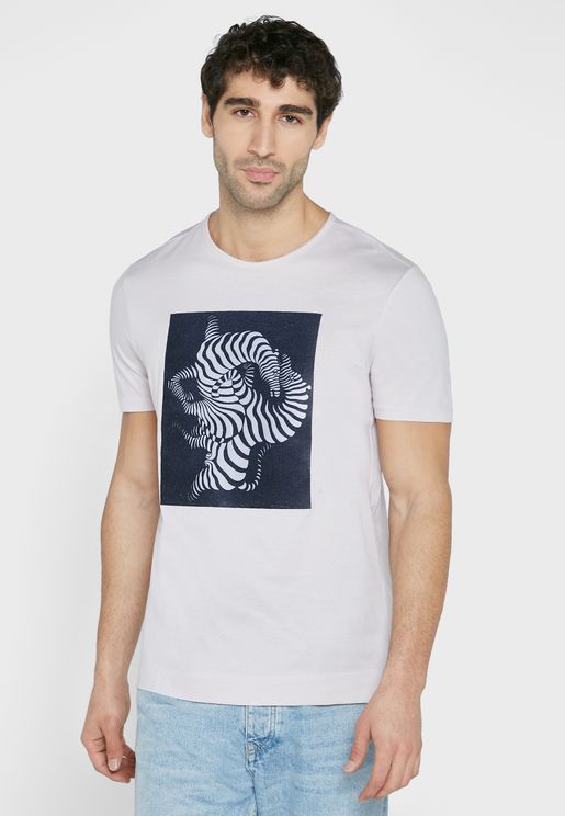 Zebras Crew Neck T-Shirt