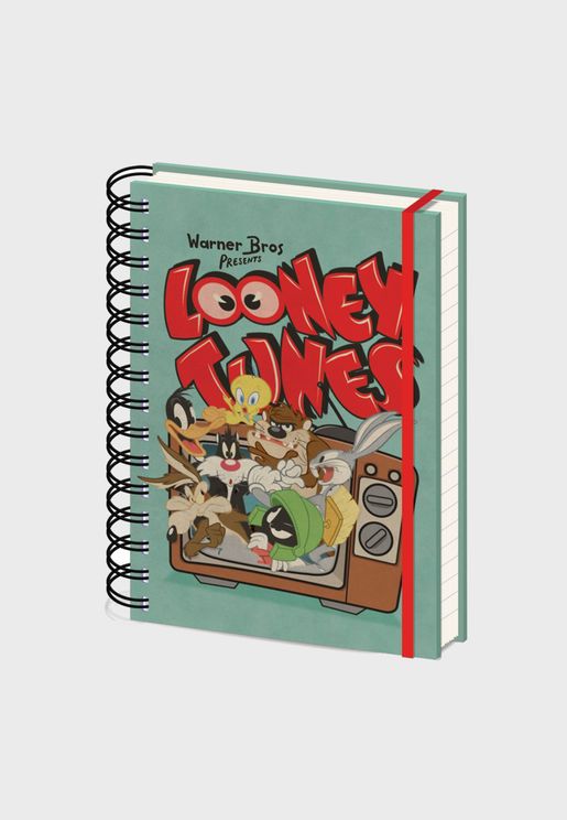 Looney Tunes Retro Tv Notebook