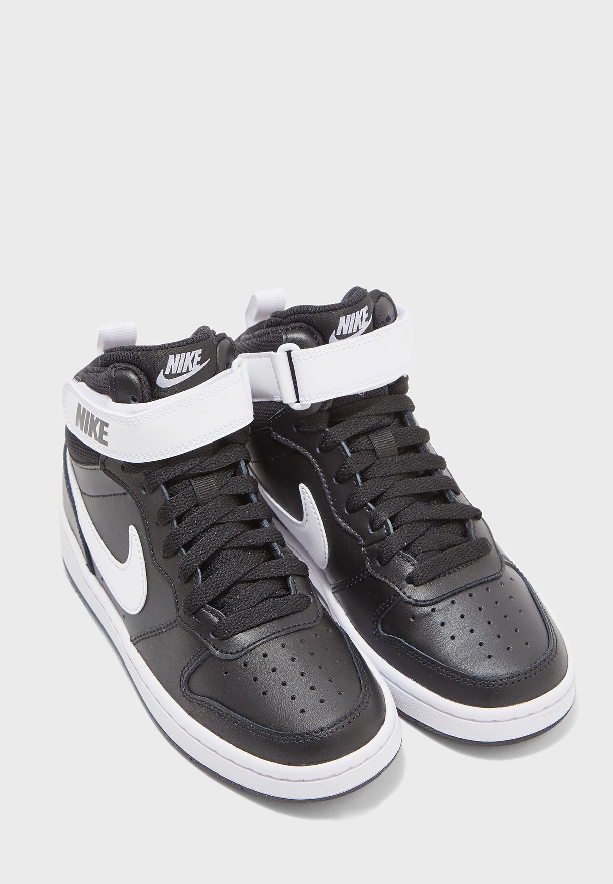 Buy Nike black Youth Court Borough Mid 2 for Kids in MENA, Worldwide