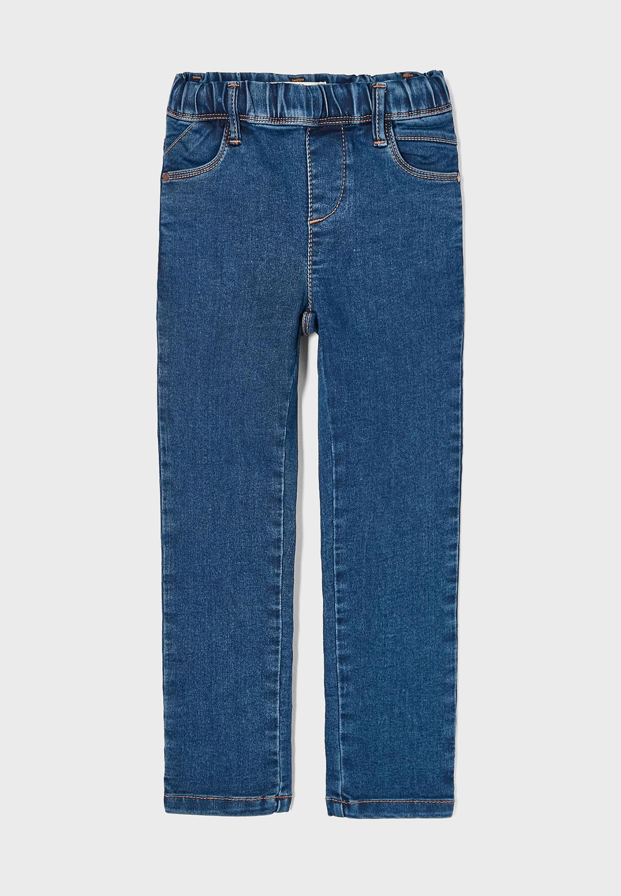 Kids Mid Wash Jeggings