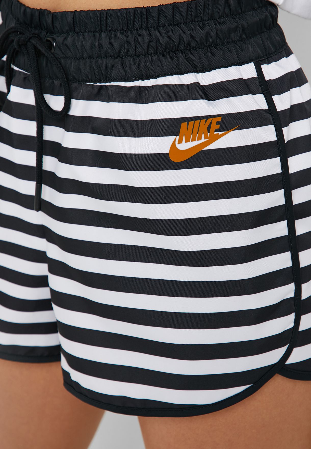 women's nike striped shorts