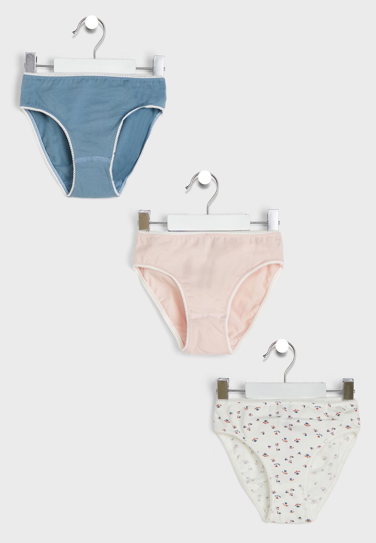 Youth 3 Pack Printed Briefs