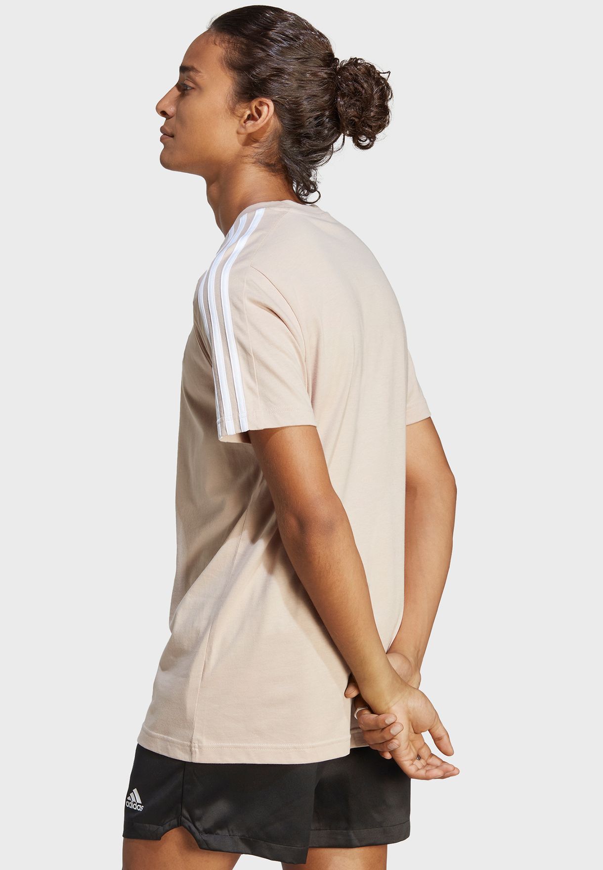 3 Stripe Essential Single Jersey T-Shirt