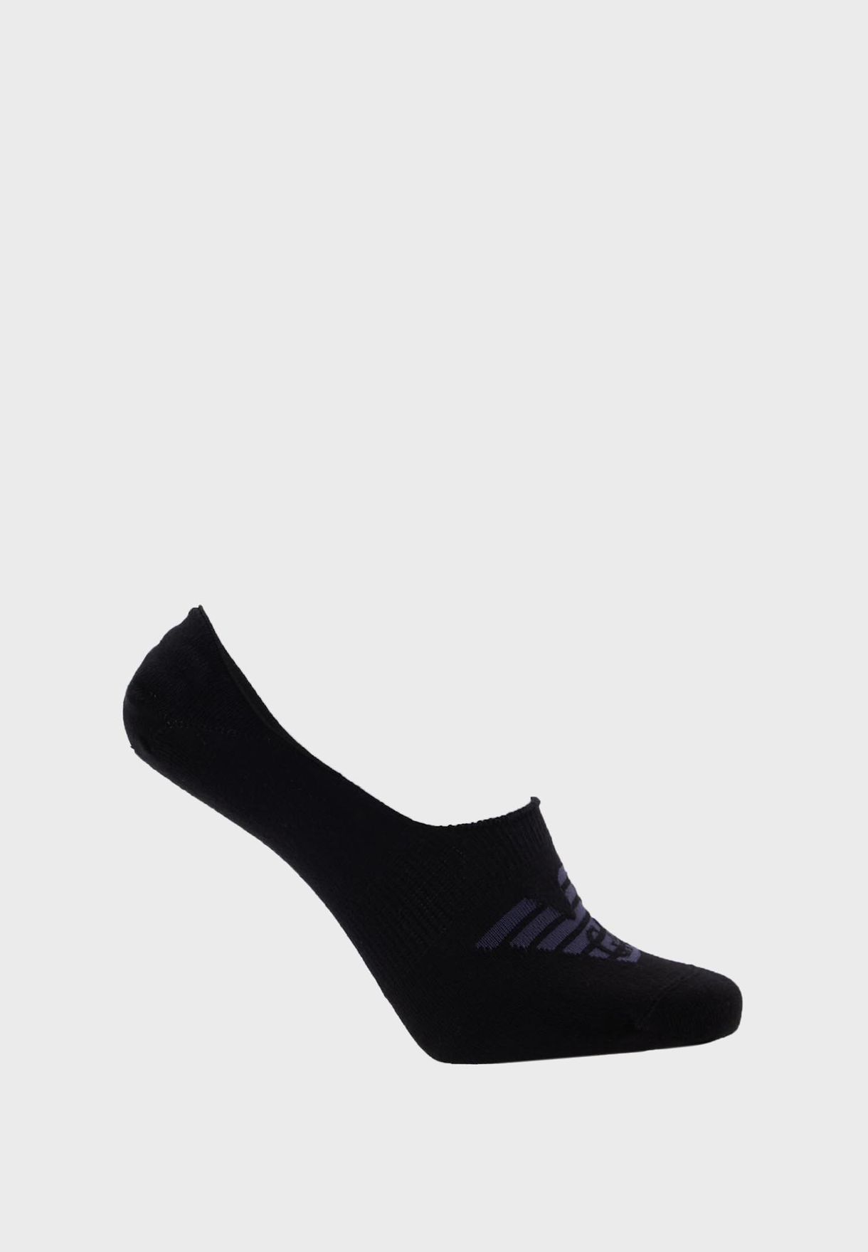 3 Pack Logo No Show Socks