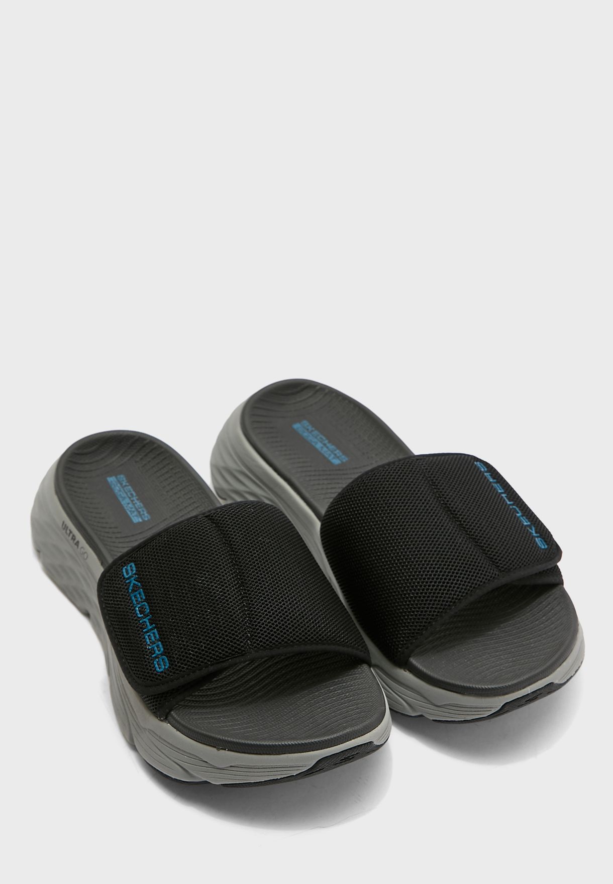 skechers max cushioning sandals mens