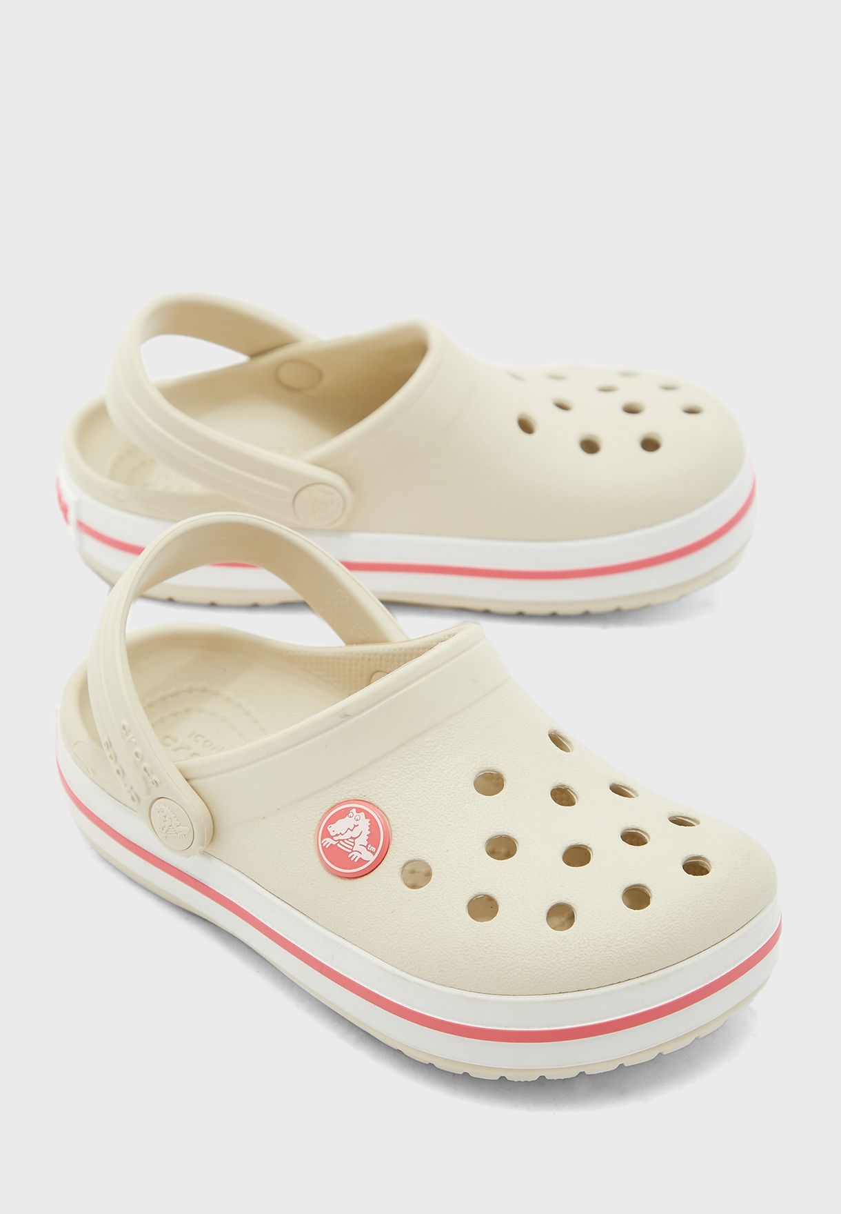 Buy Crocs beige Kids Single Band Sandal 
