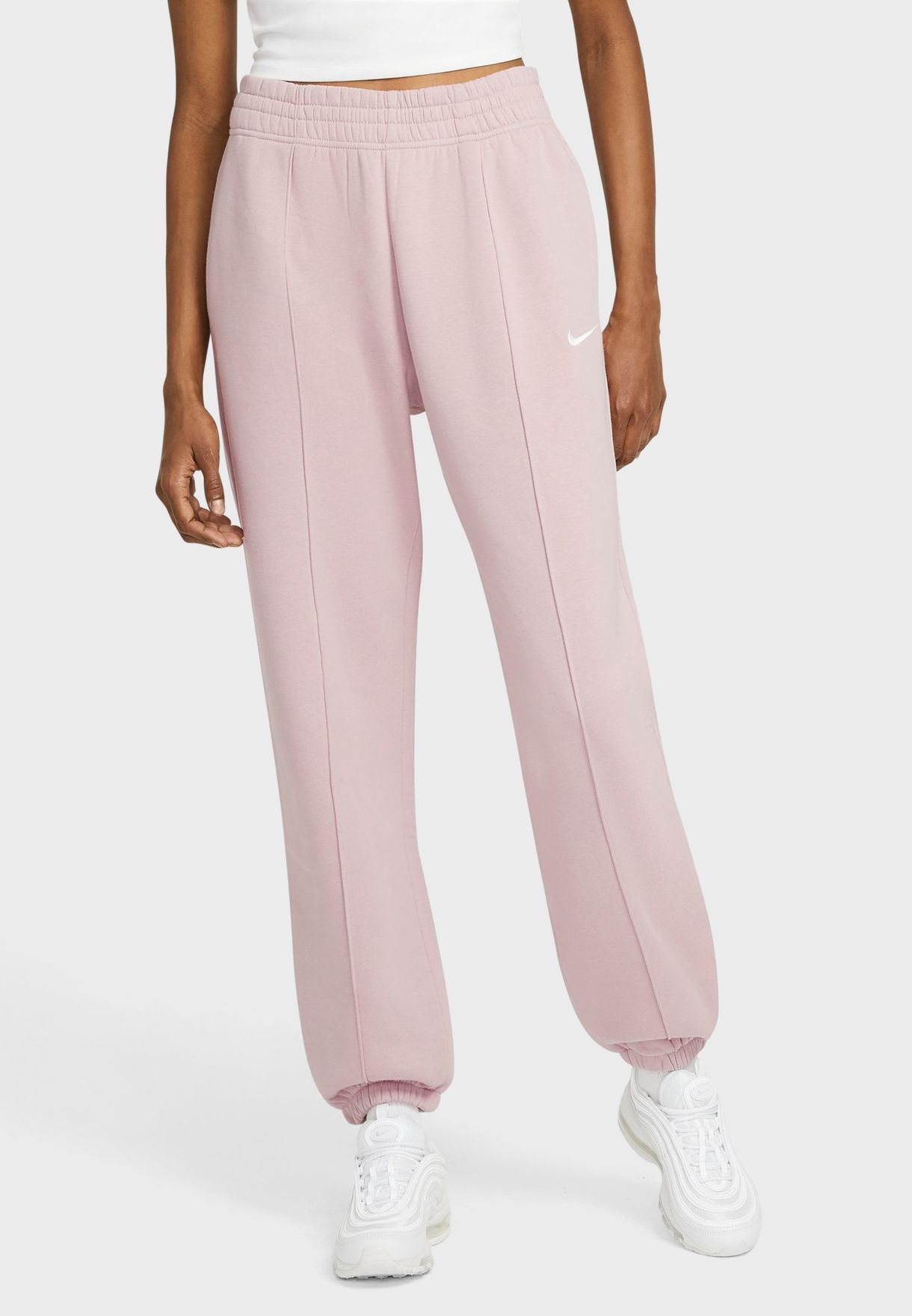Nike pink NSW Trend Fleece Sweatpants 