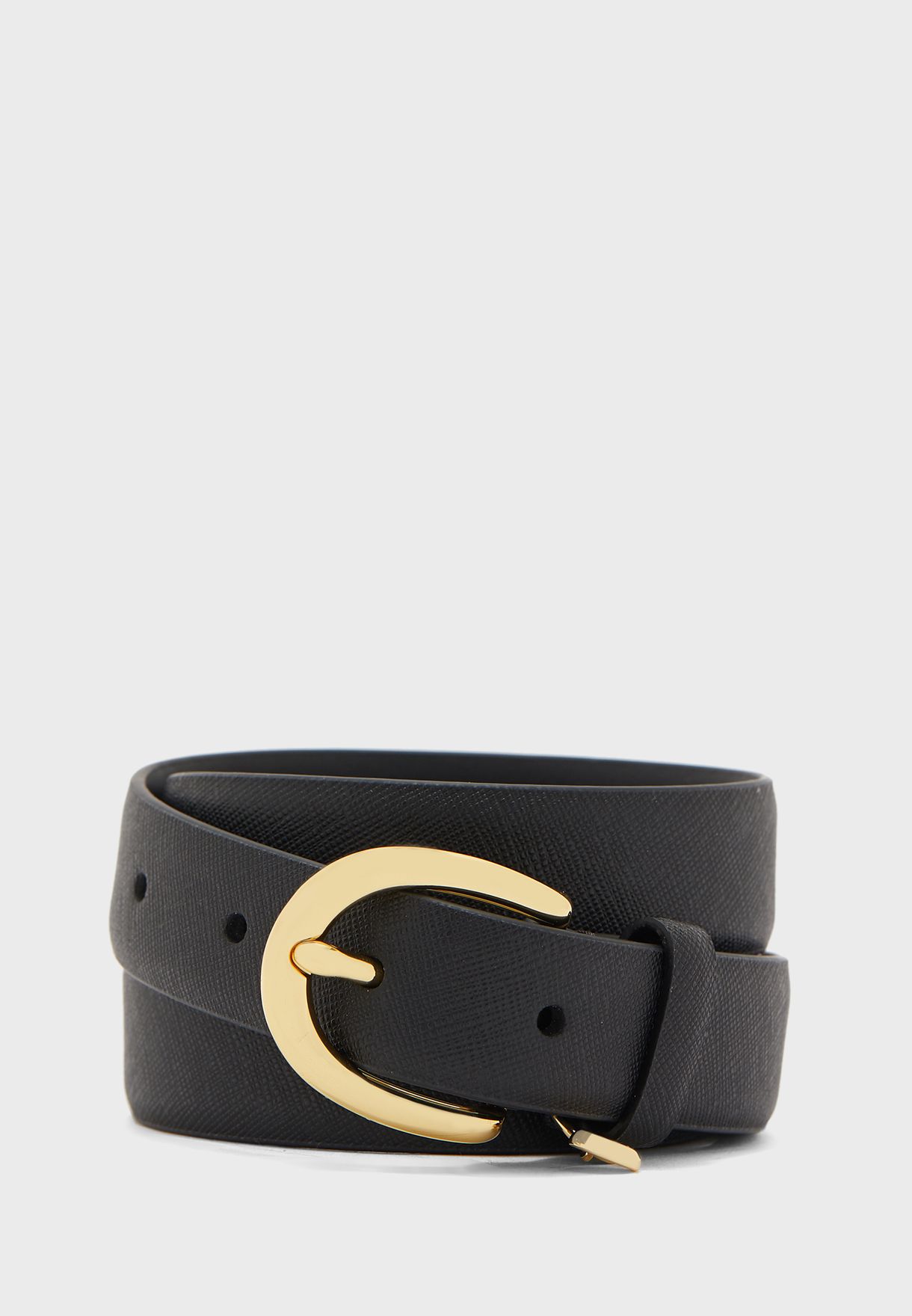 Buy Lauren Ralph Lauren black Crosshatch Classic Belt for Women in Dubai,  Abu Dhabi