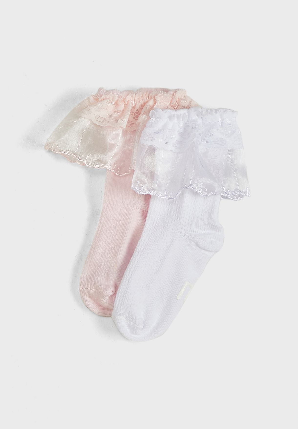 Infant 2 Pack Assorted Socks