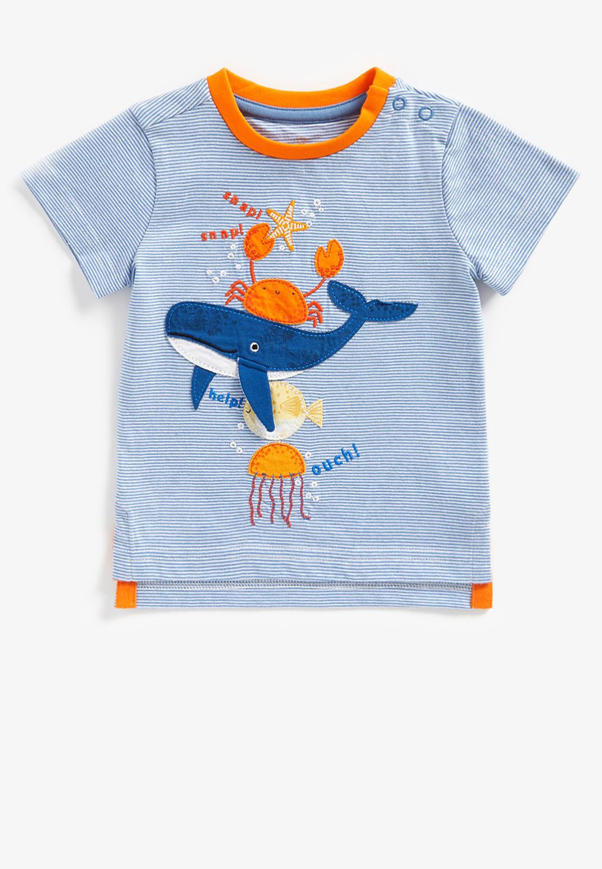 Buy Mothercare blue Kids Graphic T-Shirt for Kids in Riyadh, Jeddah