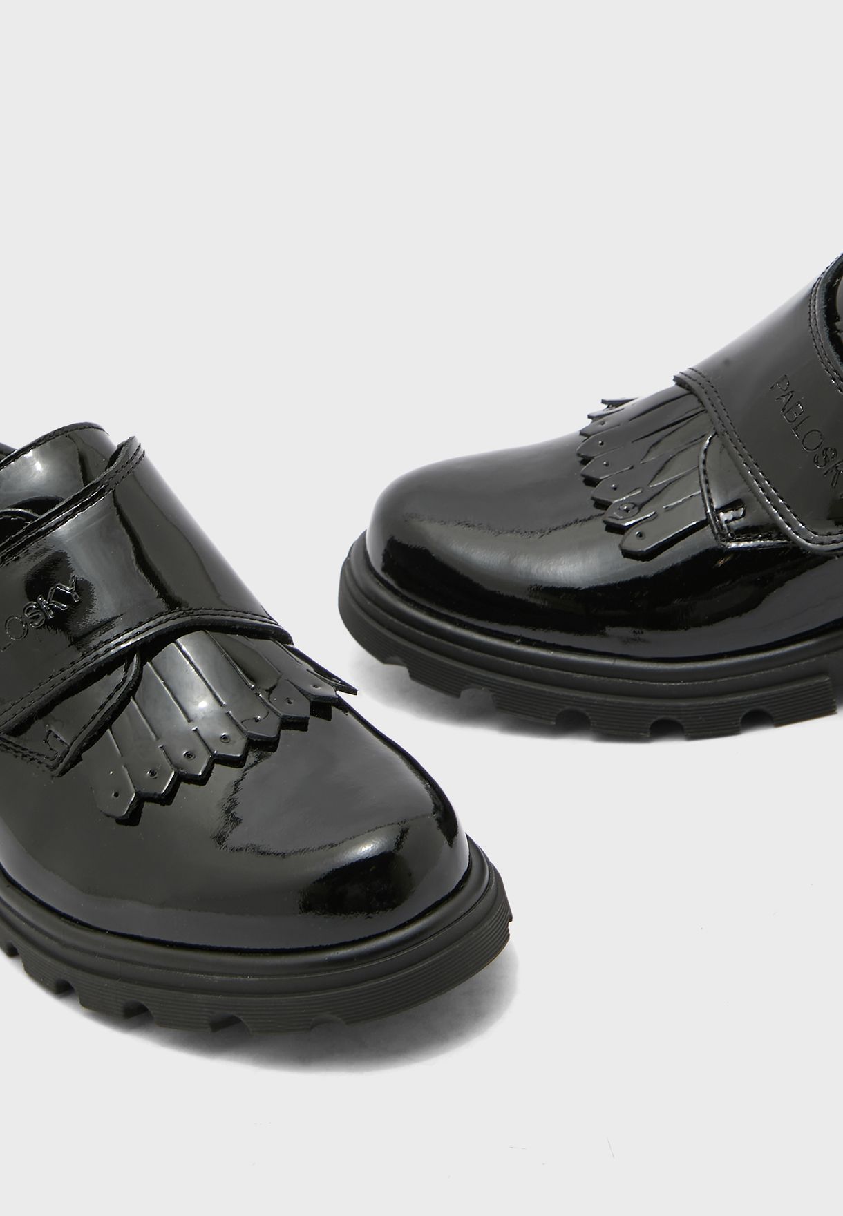 Youth Velcro Derby Shoes