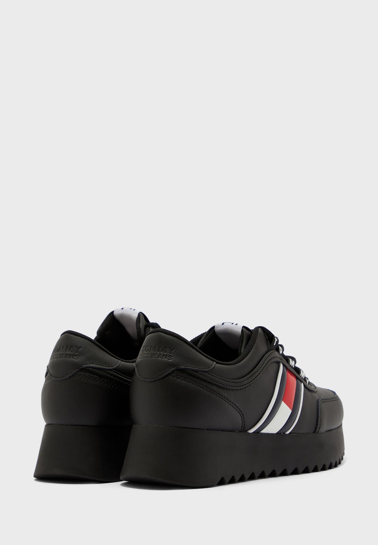 sneakersy tommy jeans high cleated sneaker enen288 black 99