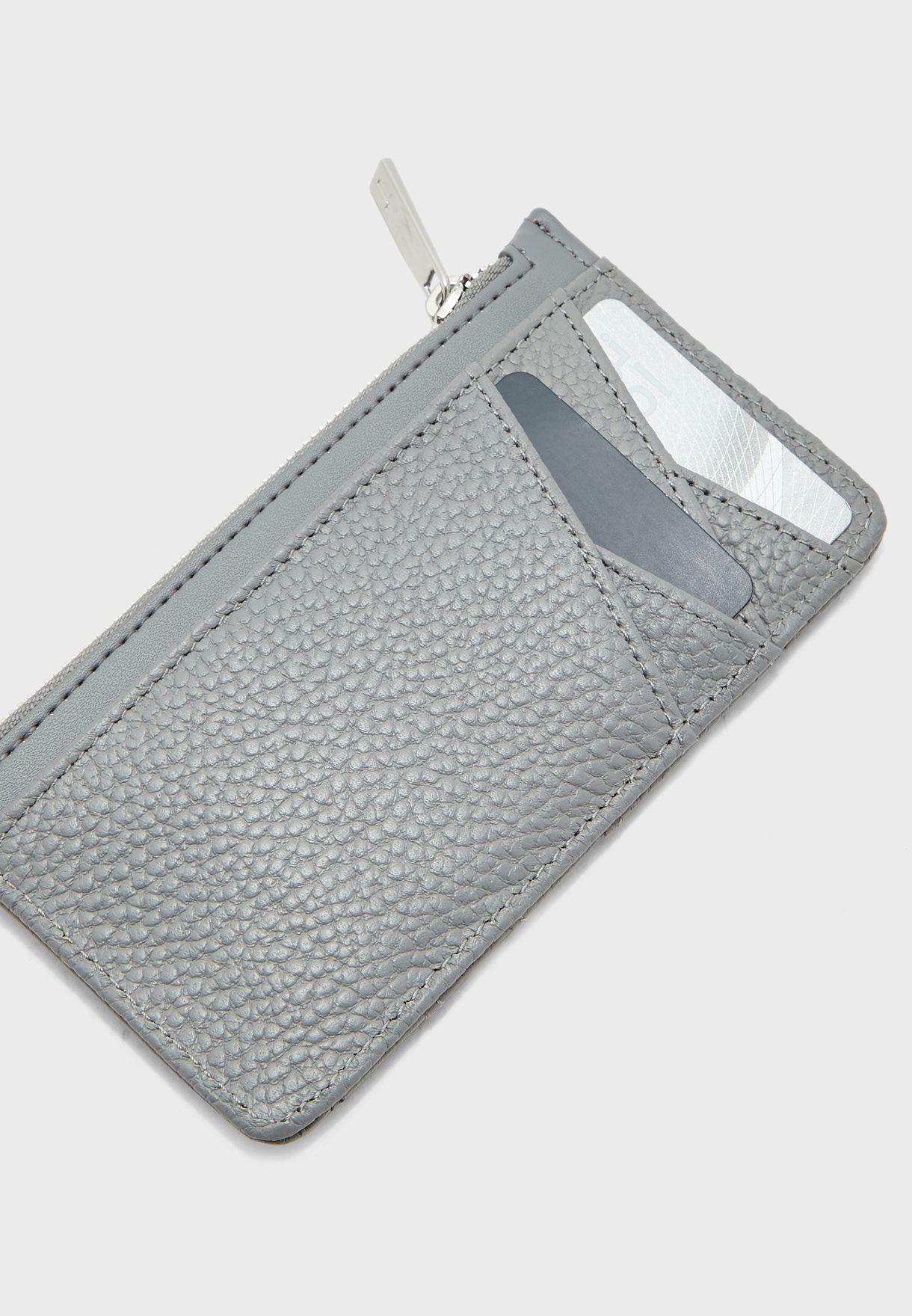 Gerii Diagonal Zipped Cardholder
