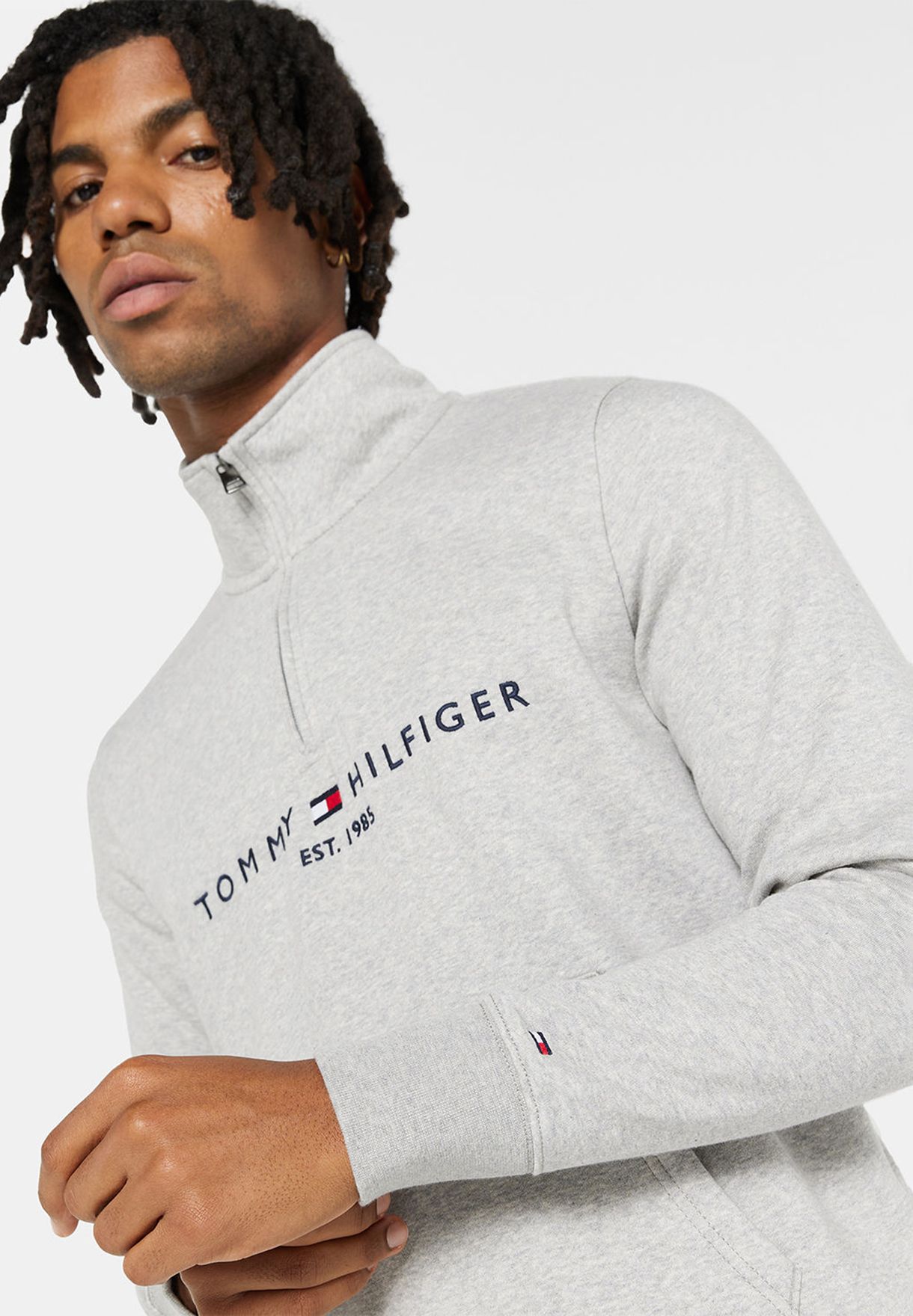 Logo Half-Zip Sweatshirt