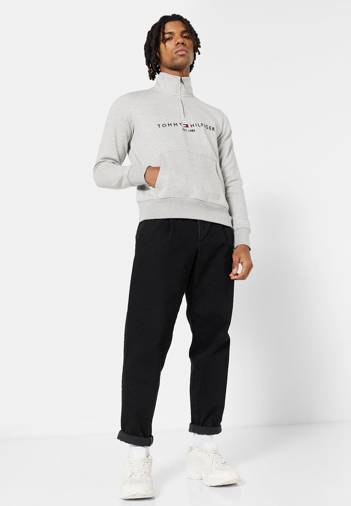 Logo Half-Zip Sweatshirt