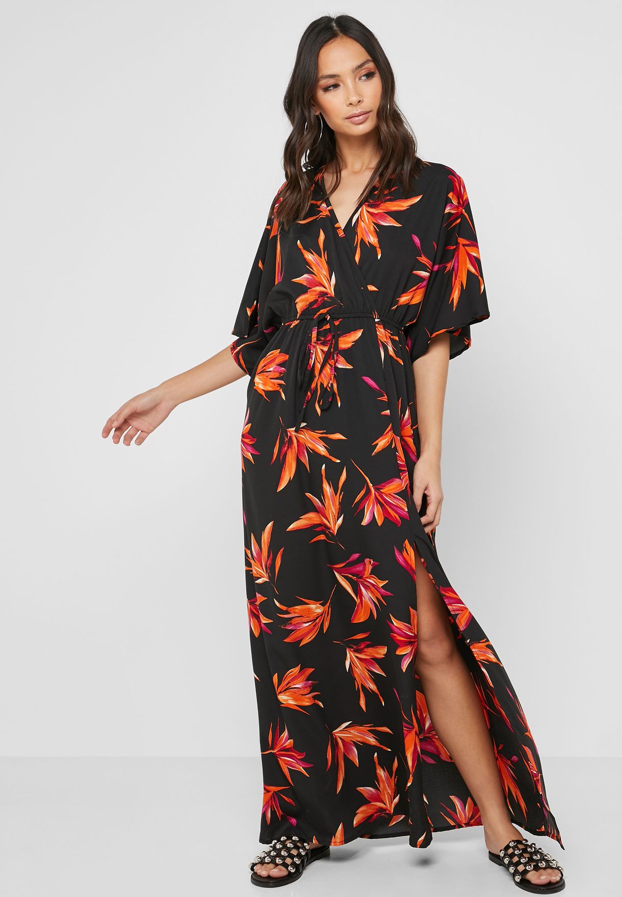 kimono sleeve maxi