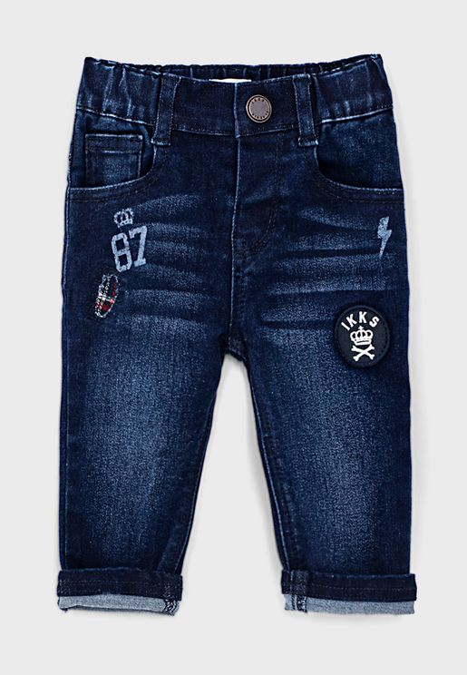 Infant Dark Wash Straight Fit Jeans