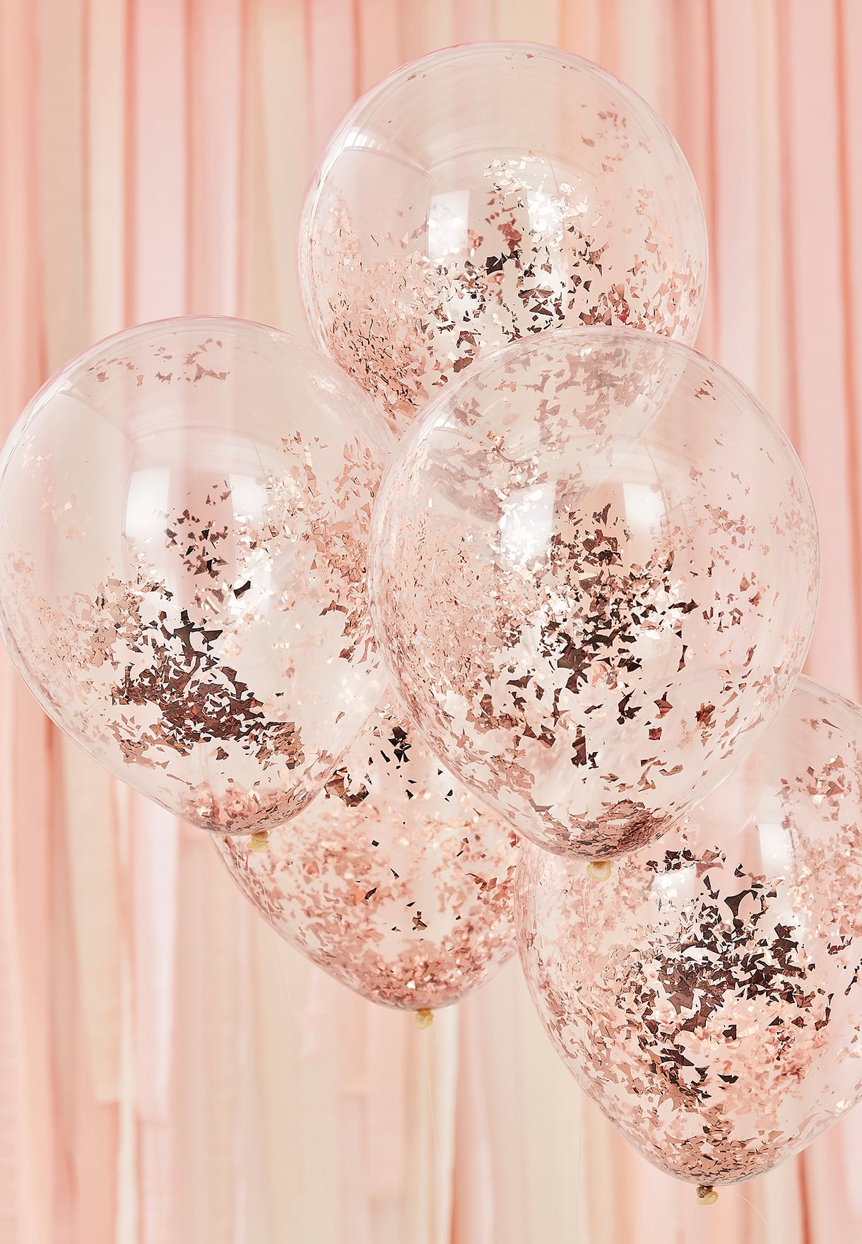 Rose Gold Confetti Filled Balloon