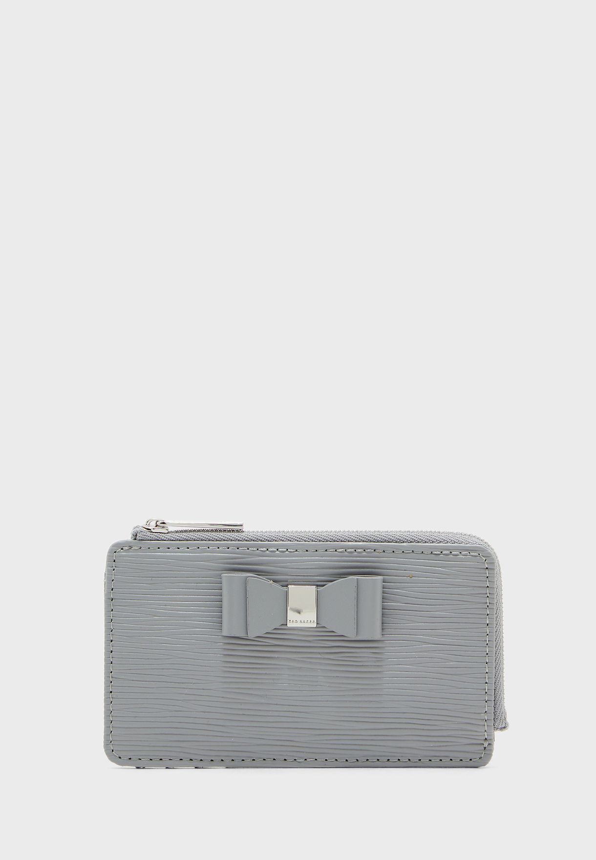 ted baker grey bow purse