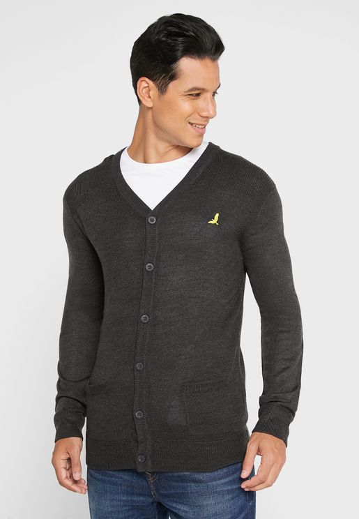 Detailed Left Chest Cardigan