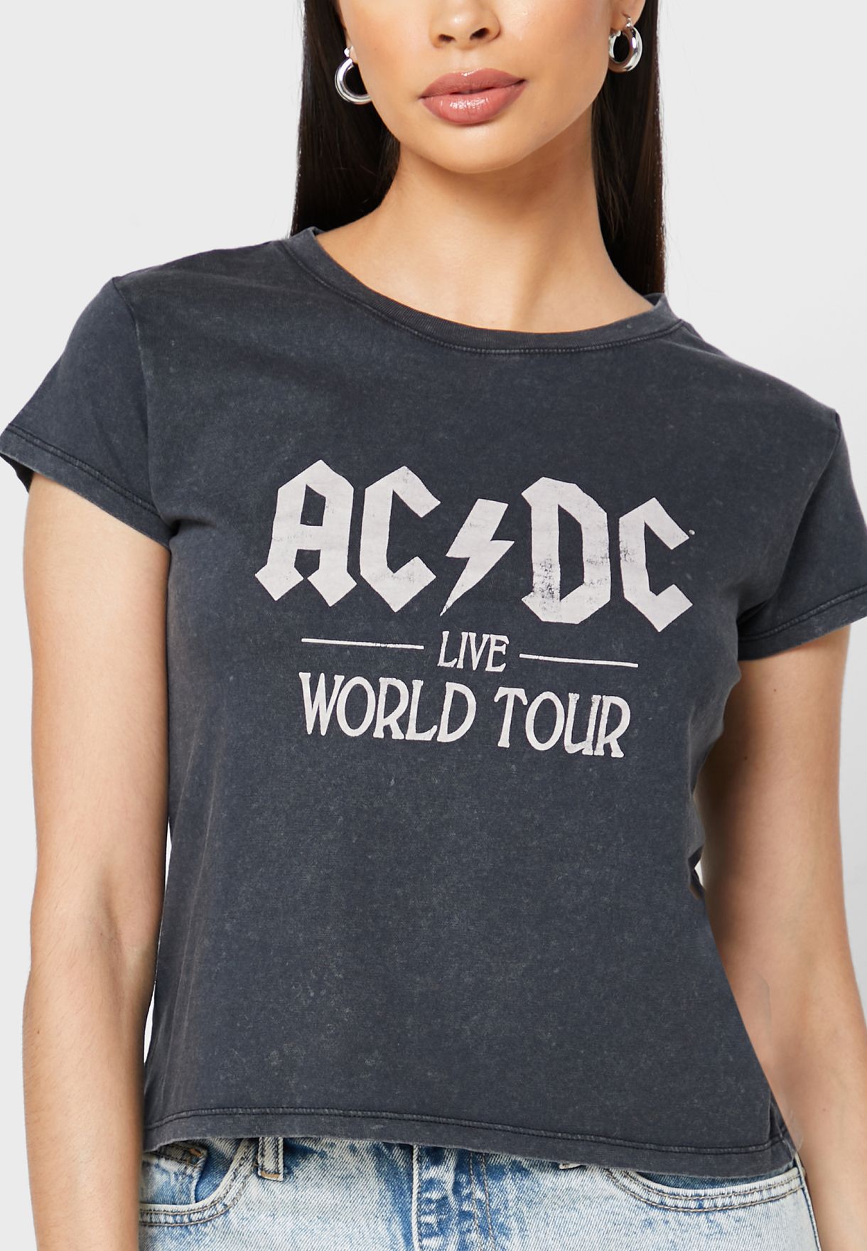 cotton on ac dc shirt