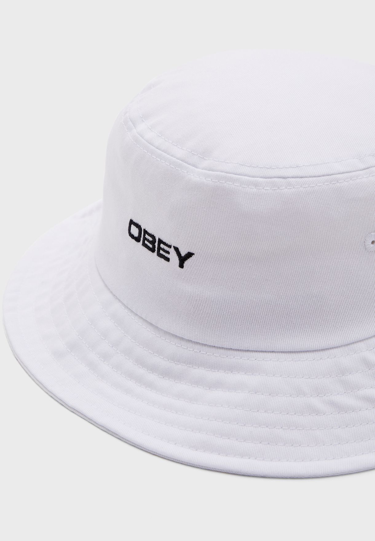 white obey hat