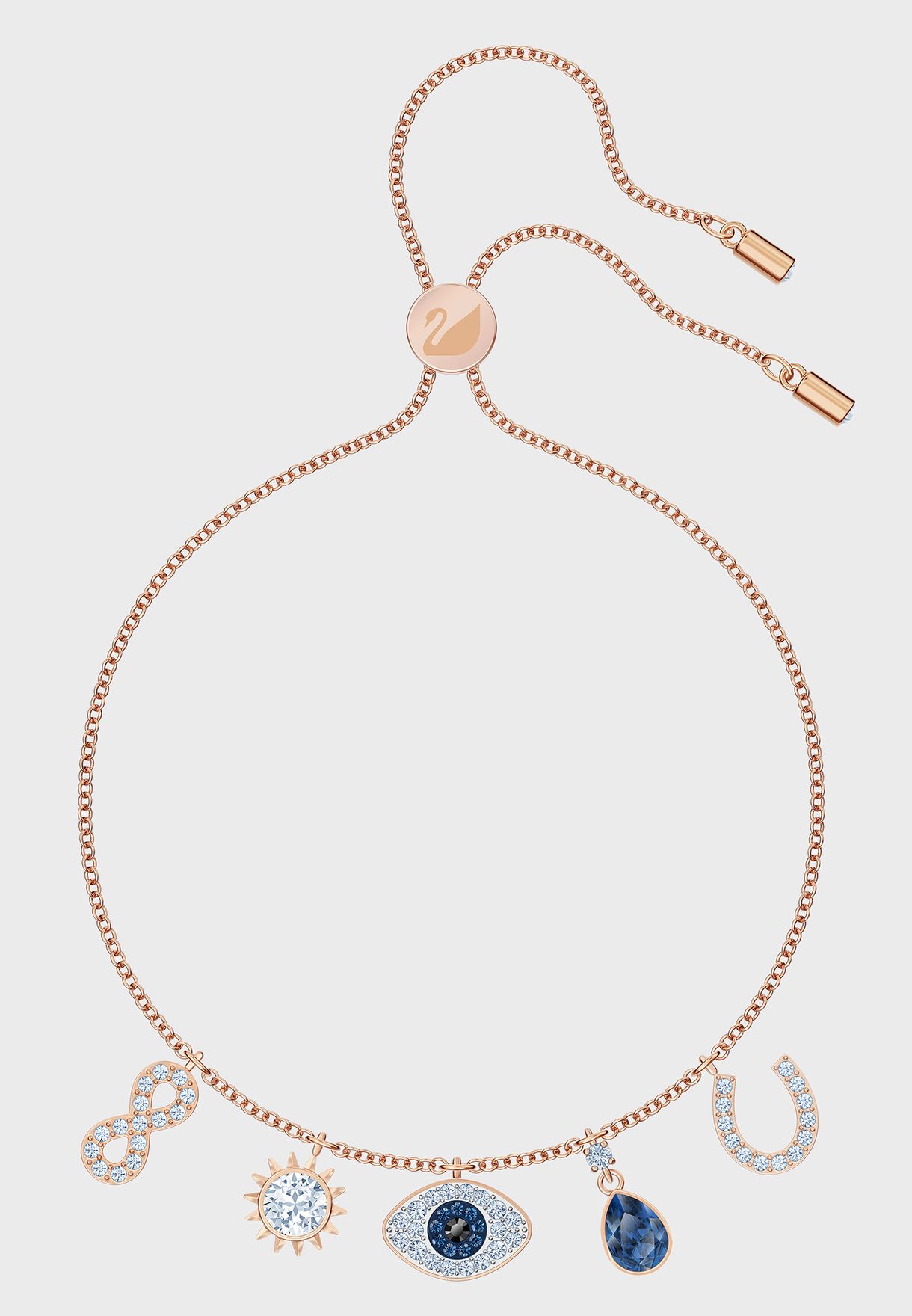 Buy Swarovski rosegold Swa Symbol Charms Bracelet for Women in Manama ...