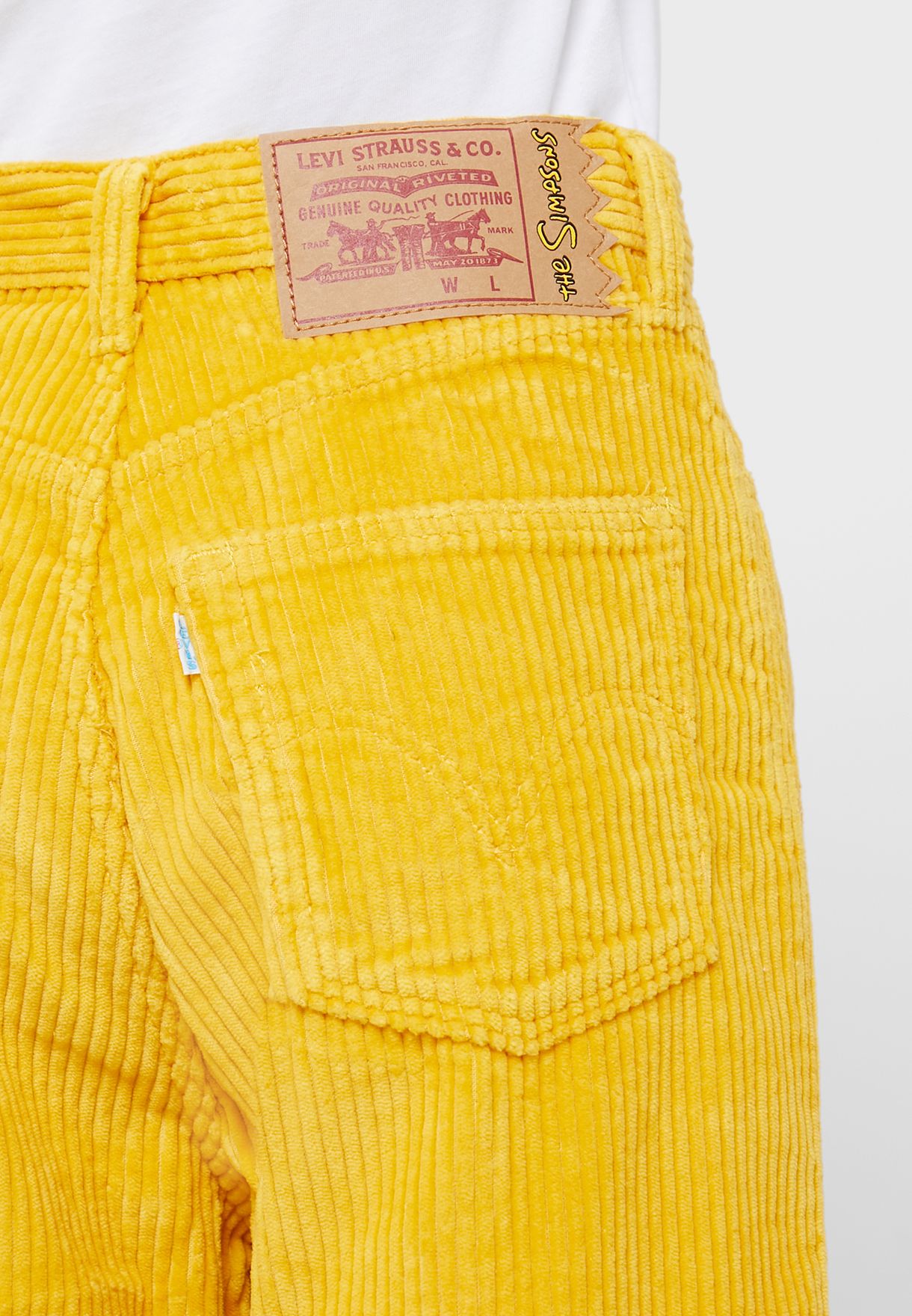 Buy Levis yellow Wide Leg Jeans for Women in Dubai, Abu Dhabi