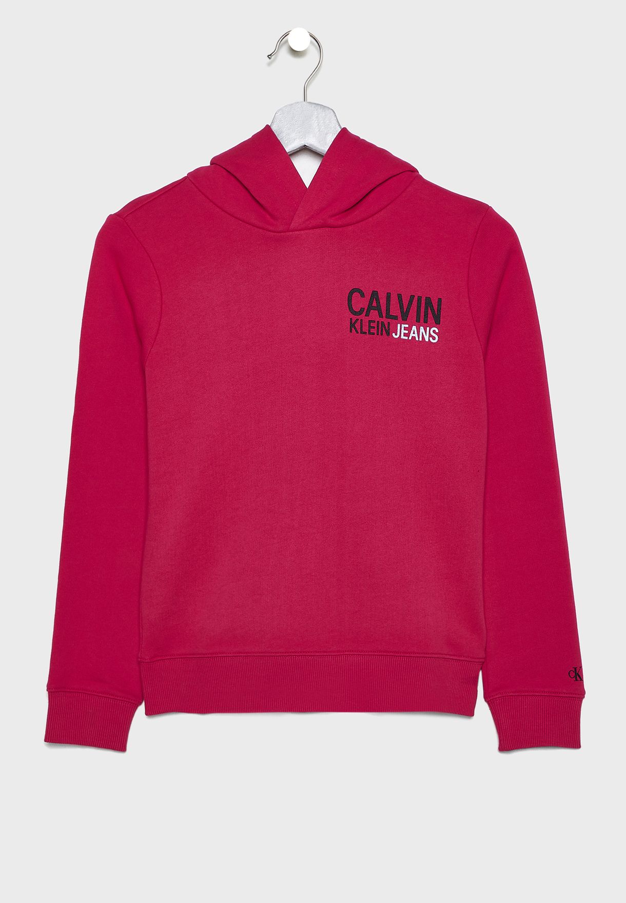calvin klein pink fleece jacket