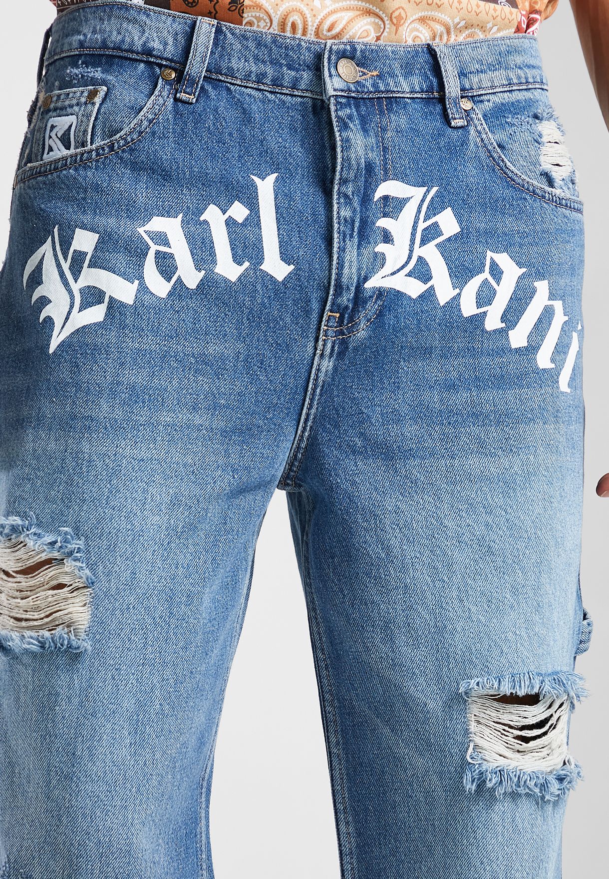 Old English Baggy Jeans