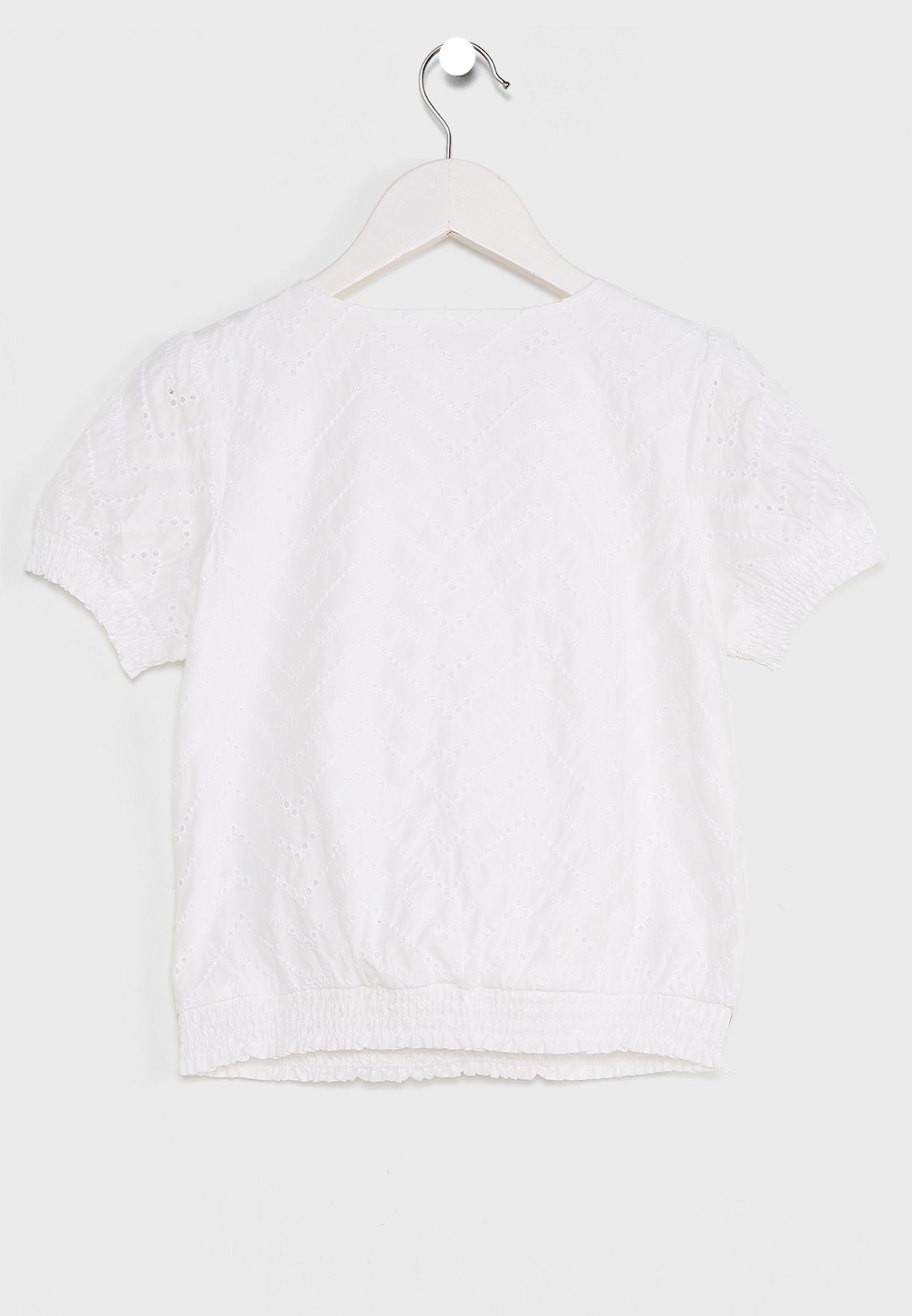 Kids Broderie Anglaise Top