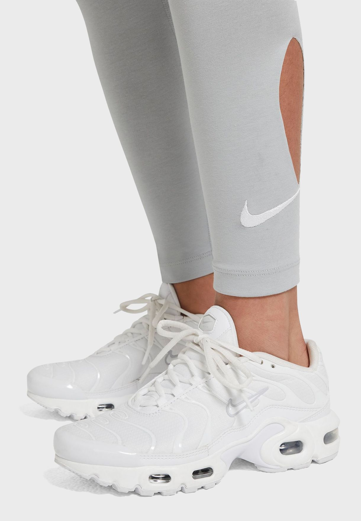 Buy Nike grey Youth Nsw Favorites Swoosh Leggings for Kids in MENA,  Worldwide