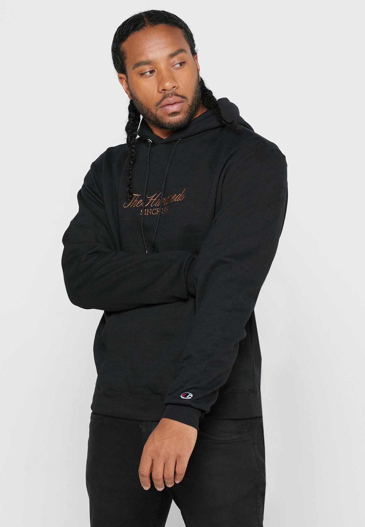 the hundreds black hoodie