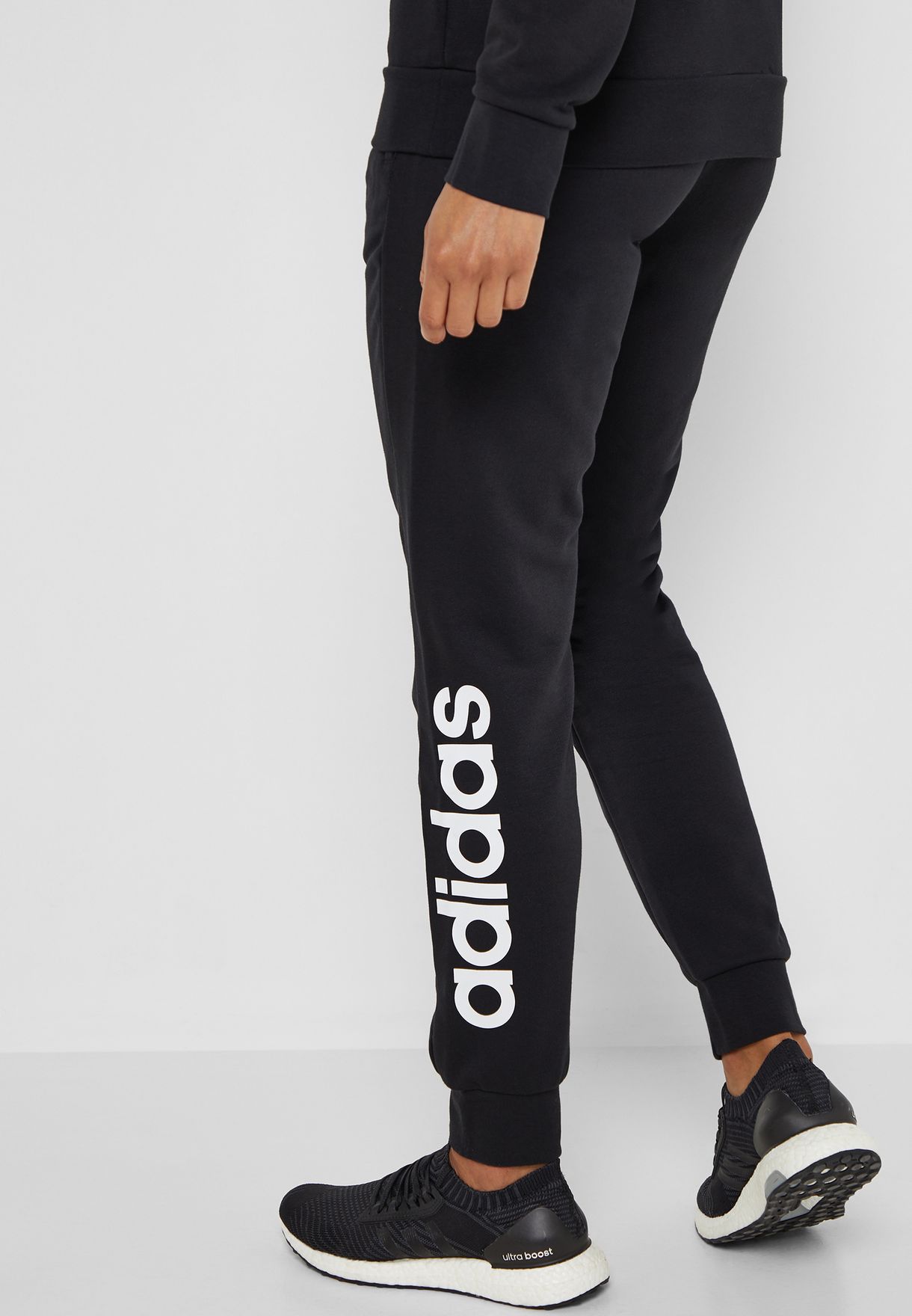 Buy adidas black Linear Essentials Sports Women\u0026#39;s Jogger Pants for  Women in MENA, Worldwide | DP2398